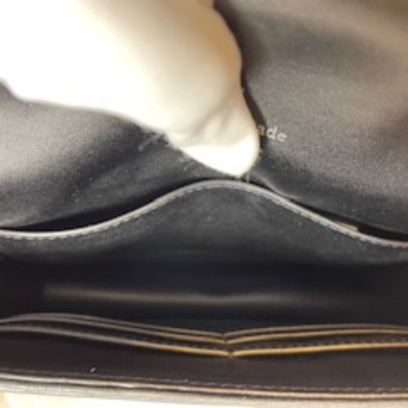 KATE SPADE NWOT BLACK SILVER HAND/SHOULDER/CROSSBODY BAG - Picture 10 of 13